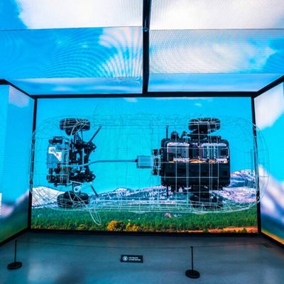 3840hz 3D Иммерсиве изогнутая видео стена P1.57 P1.87 P2 Virtual