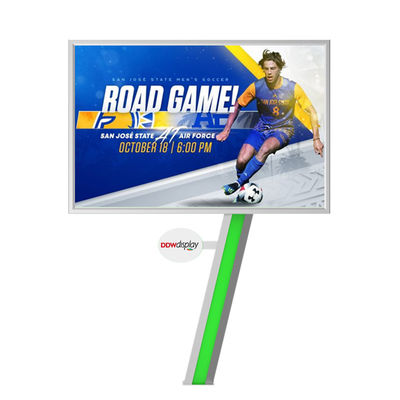 Простая установка 8000nits IP65 P6 стальной светодиодной рекламной таблицы цена светодиодные рекламные таблицы на открытом воздухе