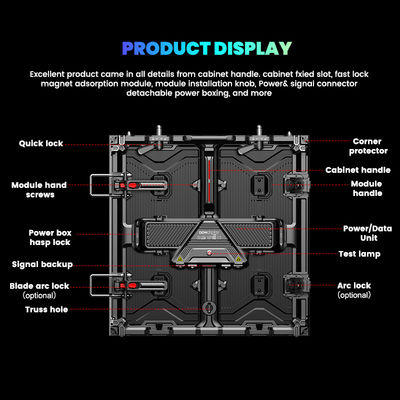 7680hz p1.56 p3.91 p2.6 p2.97 p2.604 p2.976 Стенная видеостадия аренды светодиодного экрана