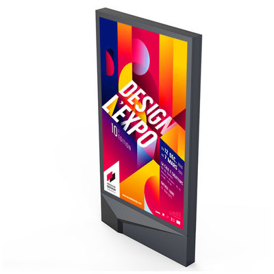 Легкая установка 3840Hz IP65 водонепроницаемая P4 P5 P6 P8 P10 10000nits Внешняя светодиодная цифровая вывеска Mupi