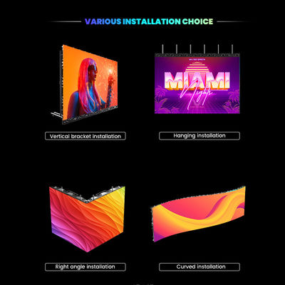 P3.91 Водонепроницаемость Мероприятия Визуальная аренда LED-экран Дисплей Концерт Музыкальный дисплей Свадьба Электрический зал Сценический фон