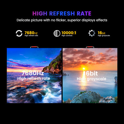 Рекламная панель с светодиодным экраном Коммерческая реклама P6.67 Наружный светодиодный экран полный цвет 8000cd/кв.м 960*960 мм