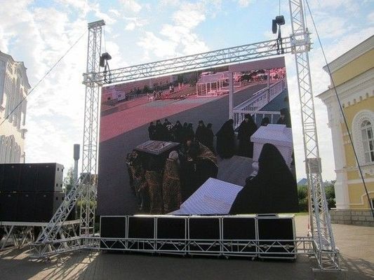 Видео приведенное экрана СИД ренты высокой яркости водоустойчивое крытое огораживает РГБ СМД 3 в 1