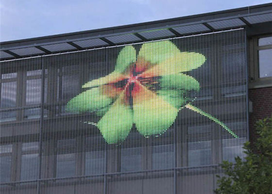 Экран дисплея СИД высокой яркости на открытом воздухе прозрачный шкаф 500мм кс 1000мм