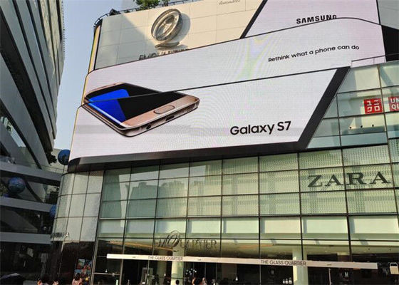 Высокий экран экрана СИД яркости изогнутый П10 с изогнутым дизайном шкафа