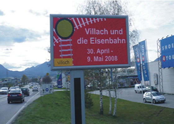 Супер яркий на открытом воздухе дисплей СИД ДИП346 полного цвета П20 с статической разверткой легкой устанавливает