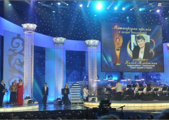 Ультра дисплей П4.8мм занавеса СИД фона этапа экрана СИД яркости гибкий