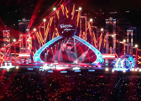 Тангаж пиксела дисплея СИД 6мм крытого этапа арендный размер модуля 192мм кс 192мм