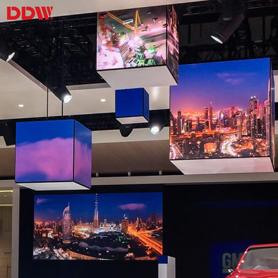 Крытый волшебный куб приведенный таможней П2.5мм, видео- дисплей приведенный экраном куба